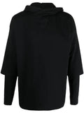 Alchemy layered drop-shoulder hoodie