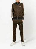 Palm Angels leopard-print track jacket