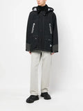 BARBOUR and WANDER logo-print hooded jacket