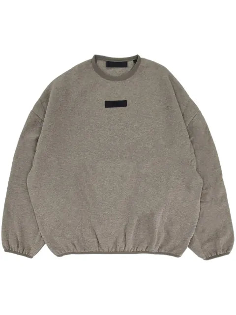 FEAR OF GOD ESSENTIALS front logo patch elasticated waistband sweatshirt