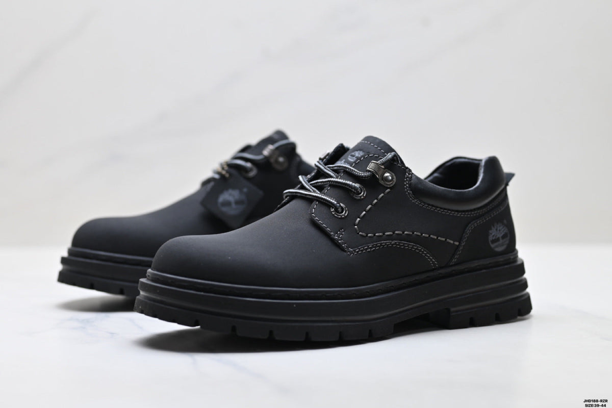 Timberland Black Premium Leather Oxford