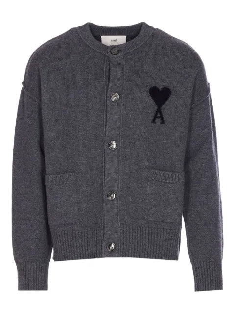 AMI Paris Ami de Coeur wool cardigan