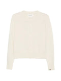 extreme cashmere button-up knitted cardigan