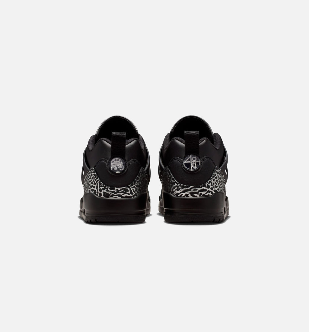 Jordan Spizike Low Men's Shoe – Black/Black/Metallic Silver