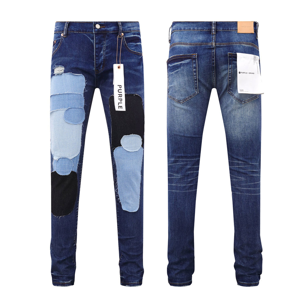 Purple Brand Paint Splash Loose Denim Jeans Unisex